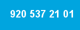 920 537 21 01 920 537 21 01